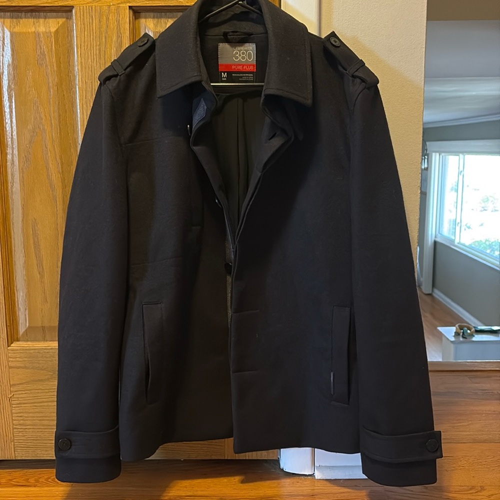 Icebreaker 380 Pure Plus Peacoat. Size M. Boiled felted wool.